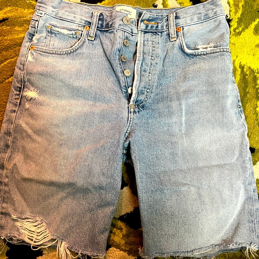 Citizens long denim cut off size 24